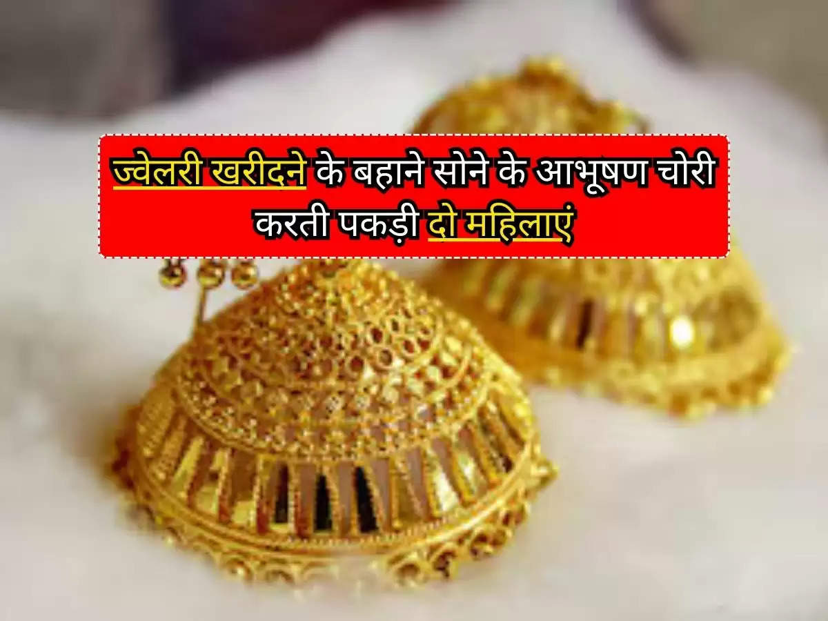 Haryana News : ज्वेलरी की दुकान से ज्वेलरी खरीदने के बहाने सोने के आभूषण चोरी करती पकड़ी दो महिलाएं, जानिए
