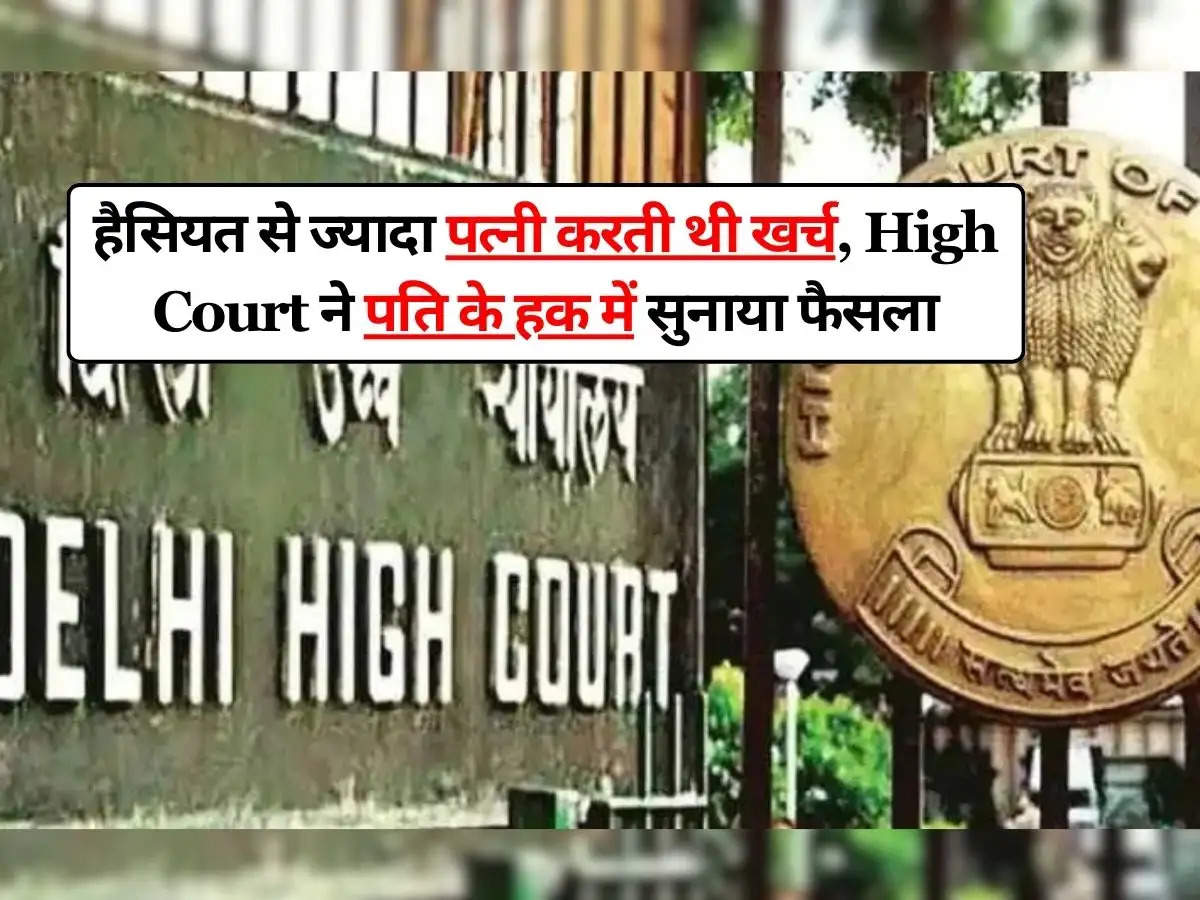 हैसियत से ज्यादा पत्नी करती थी खर्च, High Court ने पति के हक में सुनाया फैसला